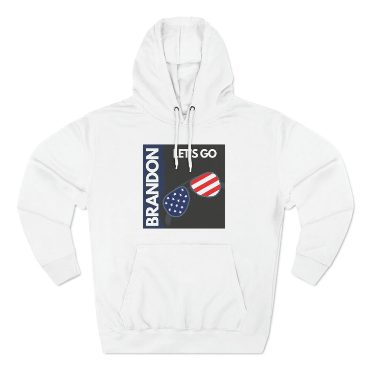 Three-Panel Fleece Hoodie