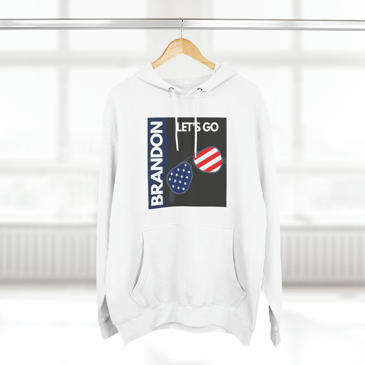 Three-Panel Fleece Hoodie